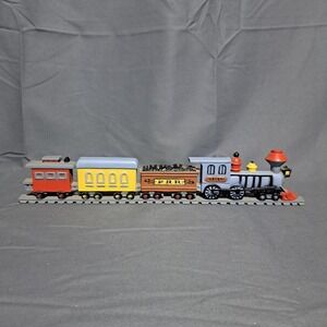 VTG Burwood Products Co Train‎ Wall Hanging Made in USA 15.25" x 3"